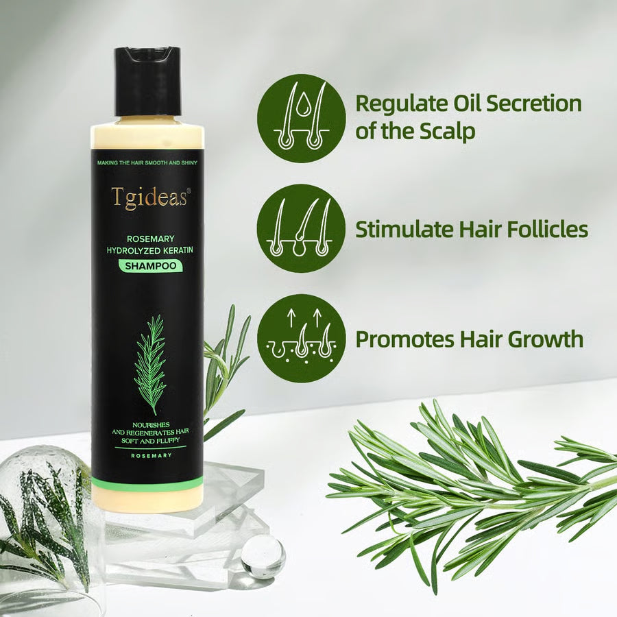Tgideas Organic Rosemary Shampoo – Boost Growth & Reduce Hair Fall