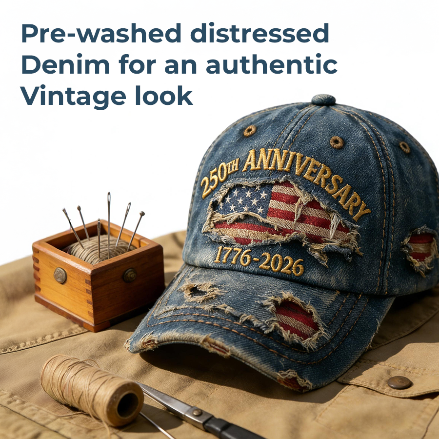 🎉 New Year Sale 50% OFF🎉 US 250th Anniversary Retro Cowboy Cap