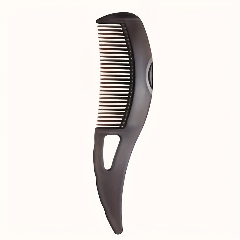 Press to squeeze out dirt - portable scalp cleaning comb, efficient dandruff removal and oil removal, ergonomic massage design, elegant fine tooth shape, gentle hair care massager