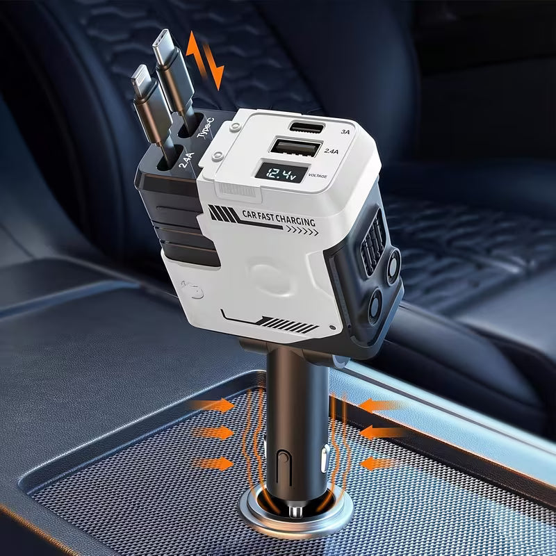 Mecha 66W Fast Charging Car Charger