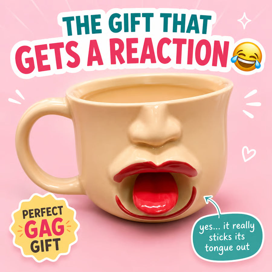 Quirky 3D Tongue Mug