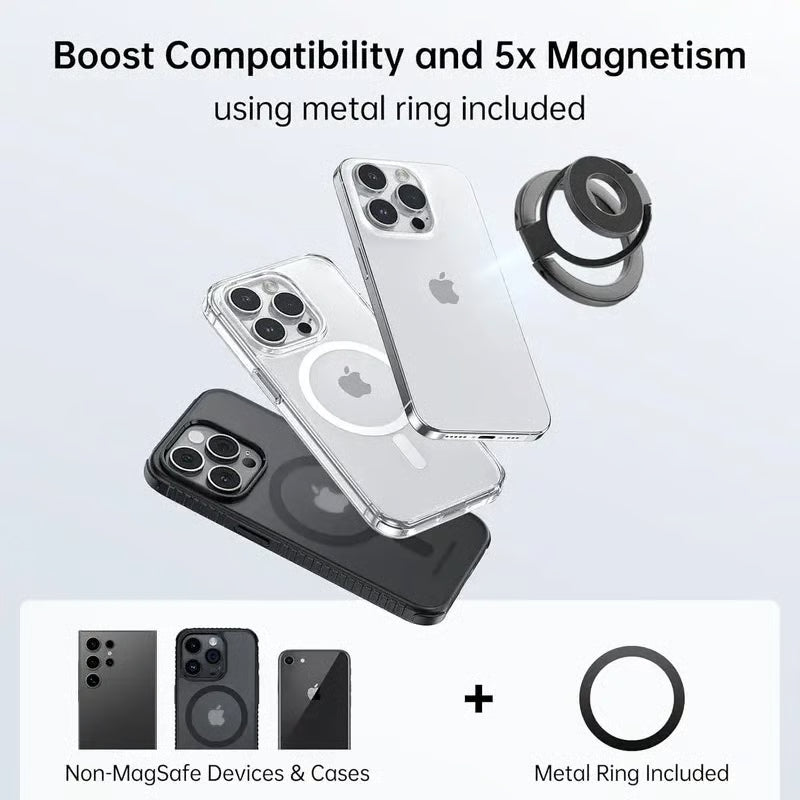 MagFlex 360° Magnetic Stand | Ring Grip & Kickstand | MagSafe 💎| iPhone 13–16
