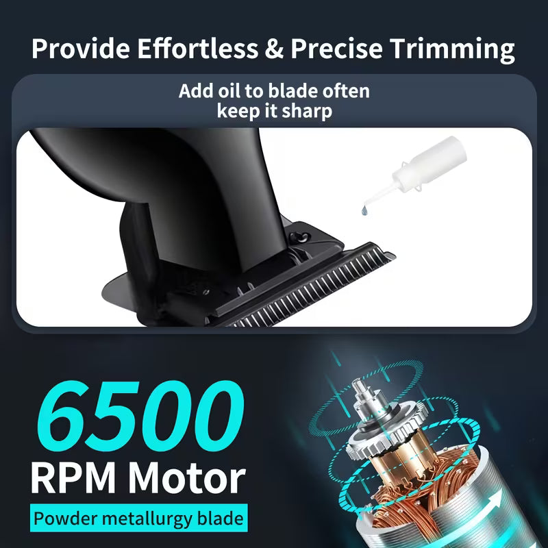 Kemei KM-2299 1200mAh USB Fast Charging Hair Clipper