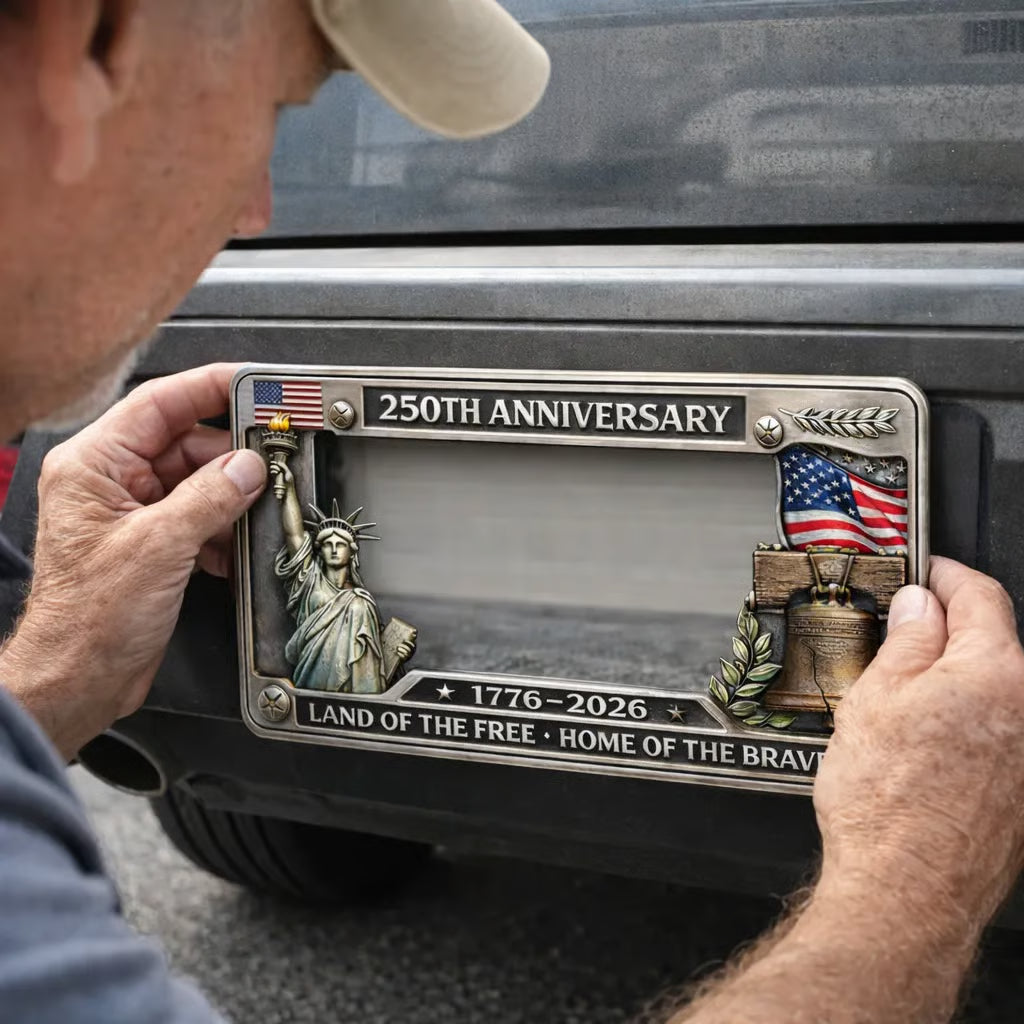 🦅250th Anniversary Commemorative License Plate Frame