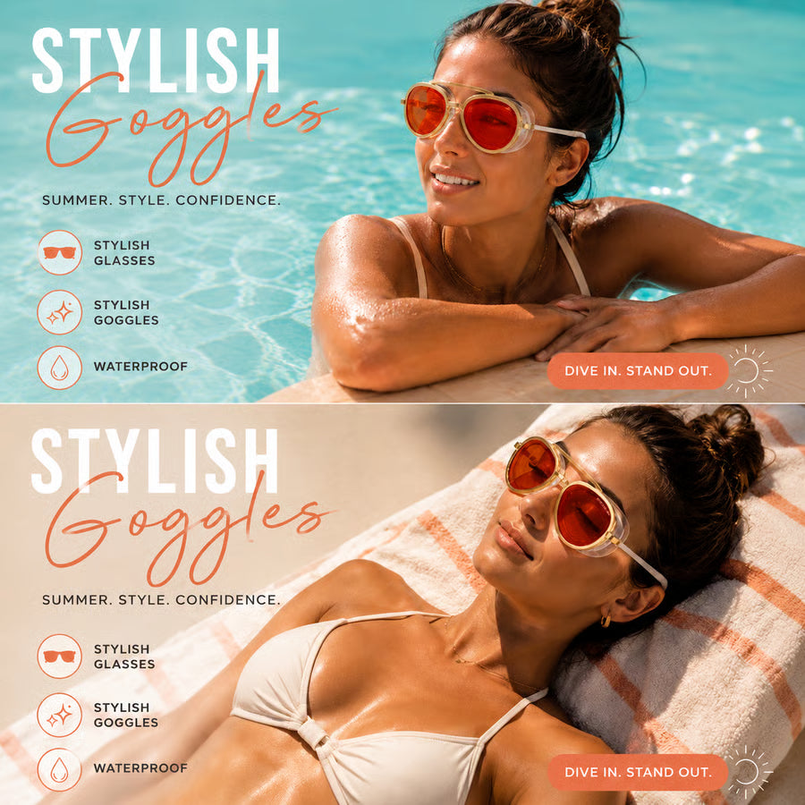 Pro Full-View Anti-Fog Swim Goggles for Adults
