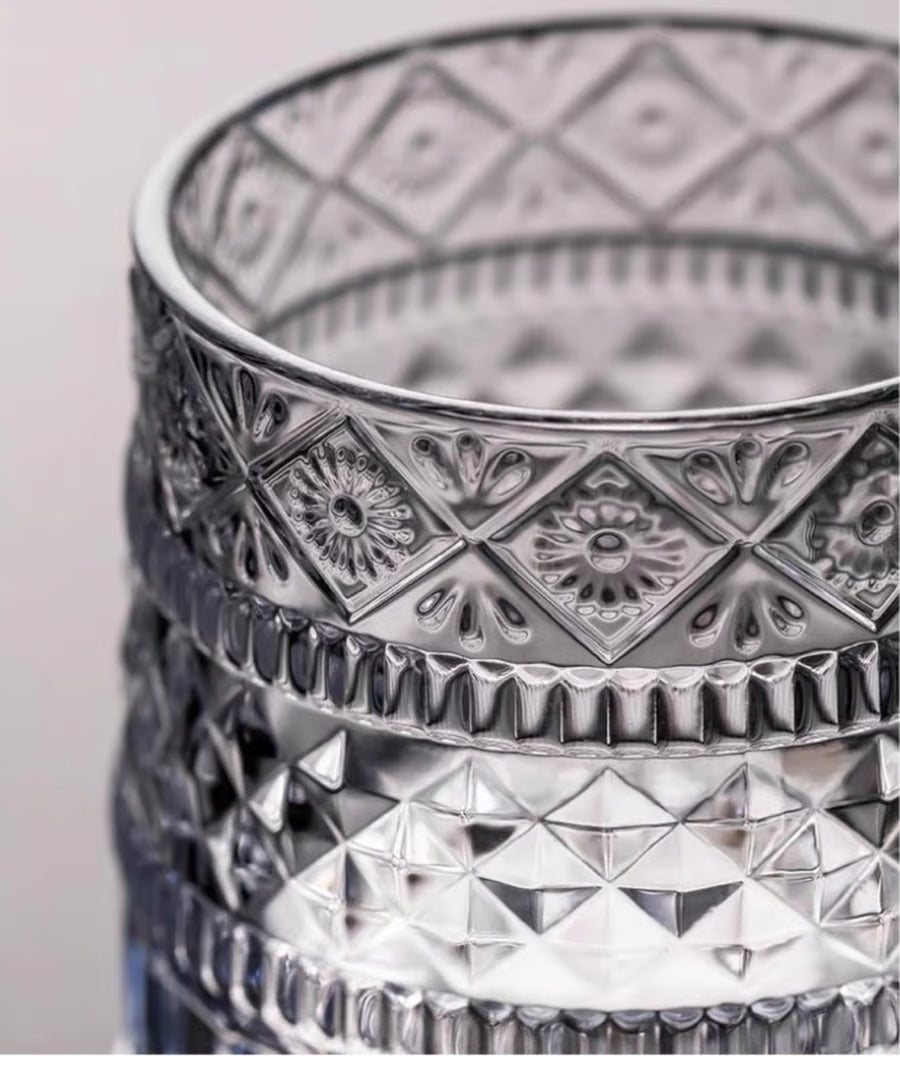 Rotating Crystal Whiskey Tumbler for Smoother Flavor