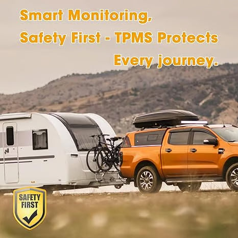 Smart Solar Wireless TPMS – Monitor Tire Health in Real Time