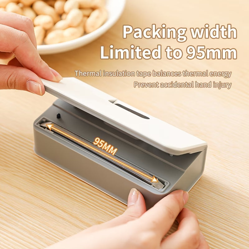Portable kitchen food bag sealing machine