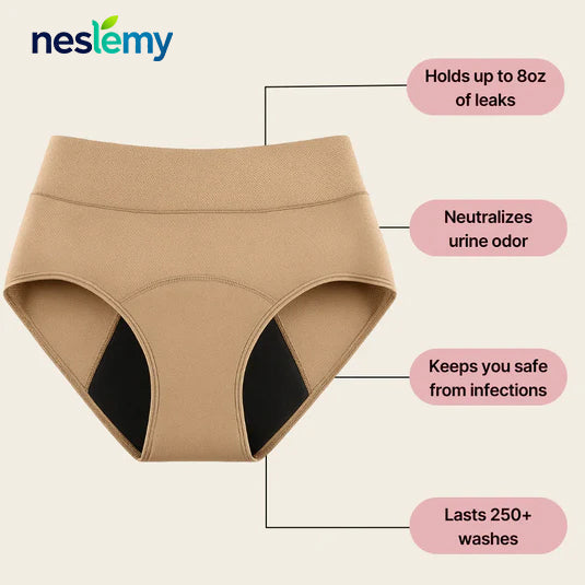 🔥2026 New Year Special Offer 70% Off ｜NESLEMY™ Leak-Proof Underwear That Won't Let You Down