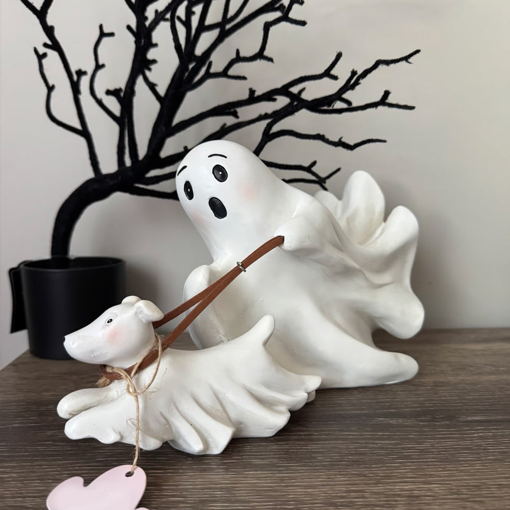 2025 New Ghost Walking Dog Statue