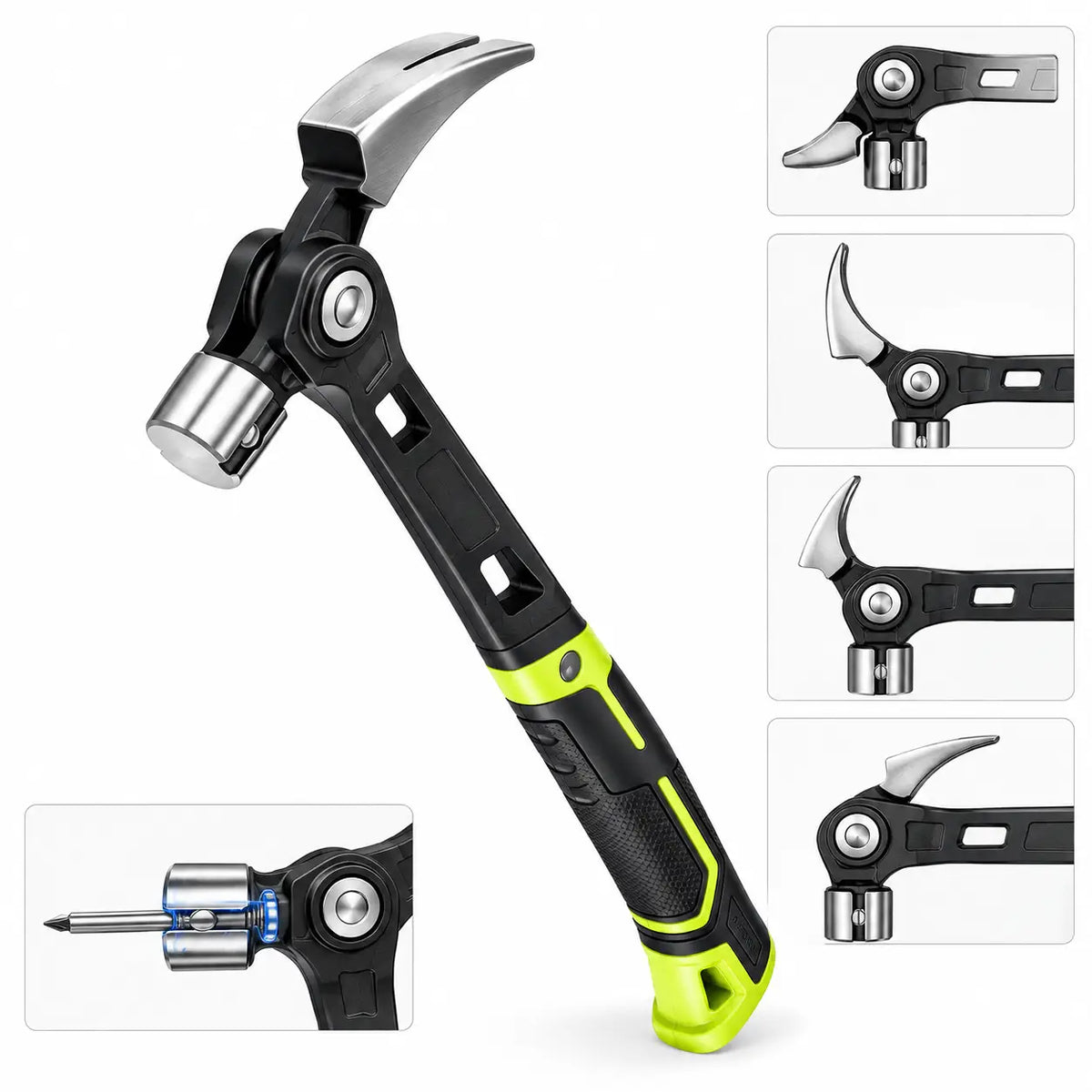 🔨 Adjustable Heavy-Duty Claw Hammer – Strong, Durable & Built for Tough Jobs 💪
