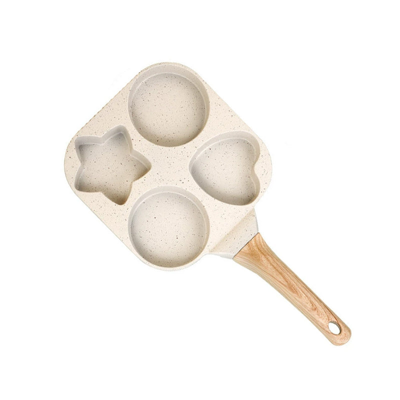 1 Set 4 Hole Skillet with Handle