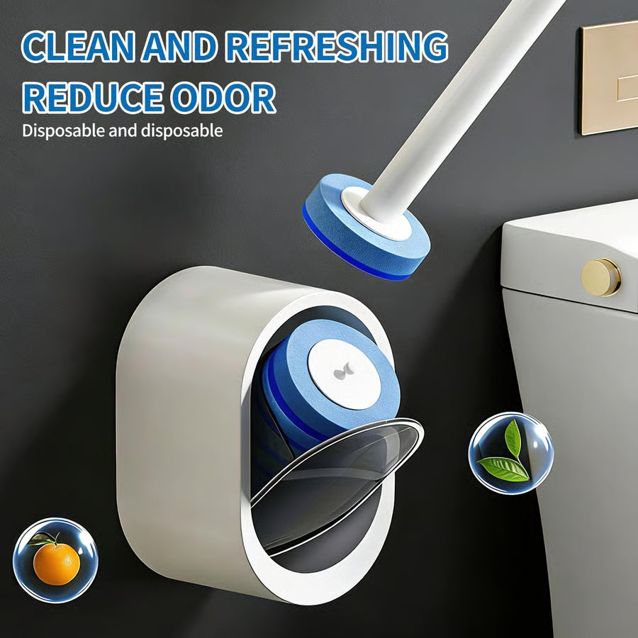 🧼Upgrade Your Toilet Cleaning – Disposable System with 32 Refills