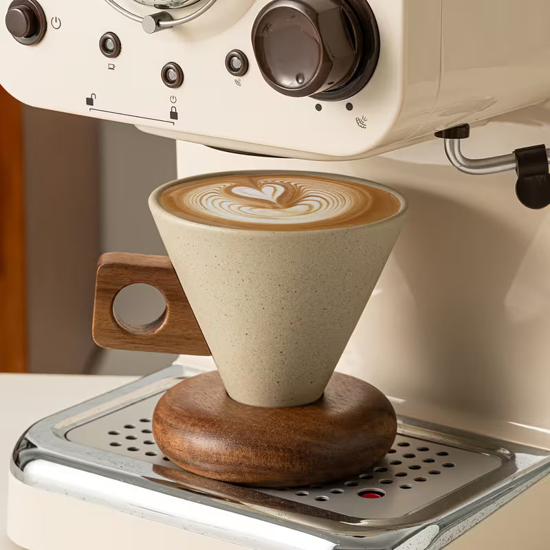 Vintage Retro Ceramic Coffee Cup