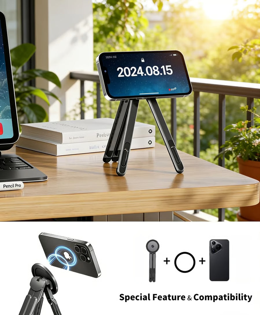 The Ultimate 3-in-1 Magnetic Adjustable Stand
