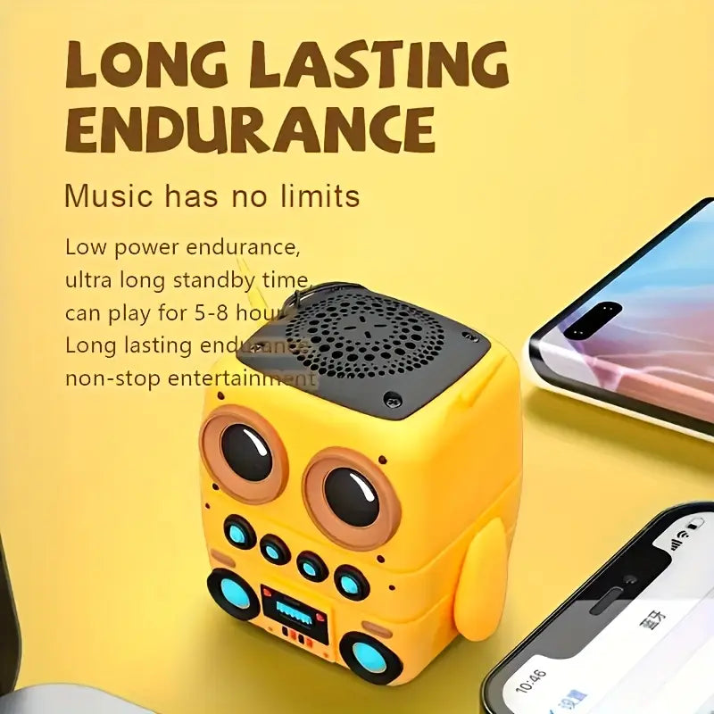 Mini Owl Bluetooth Speaker – Strong Bass & FM Radio Function