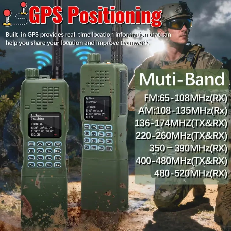 📡AR-152 PRO 10W Tactical Walkie Talkie for Camping, Hiking, Hunting & Outdoor Adventures