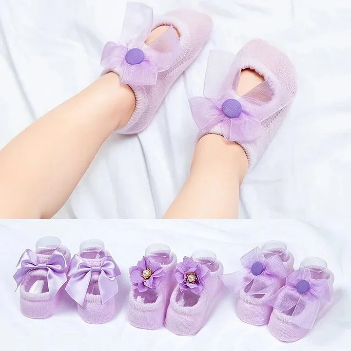 👼Cute & Comfortable Baby Ballet Socks