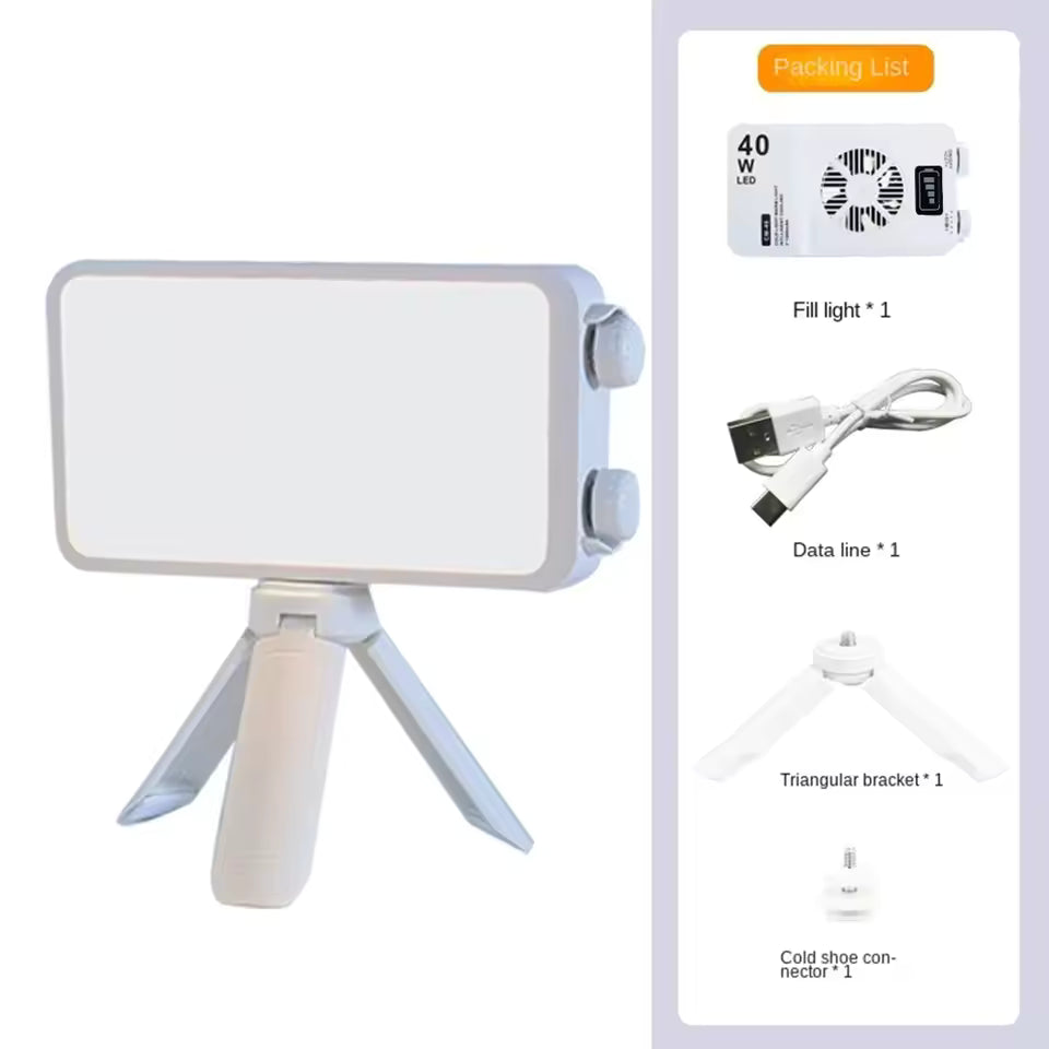 ✨ 40W Portable LED Fill Light for Video & Photography 🎬