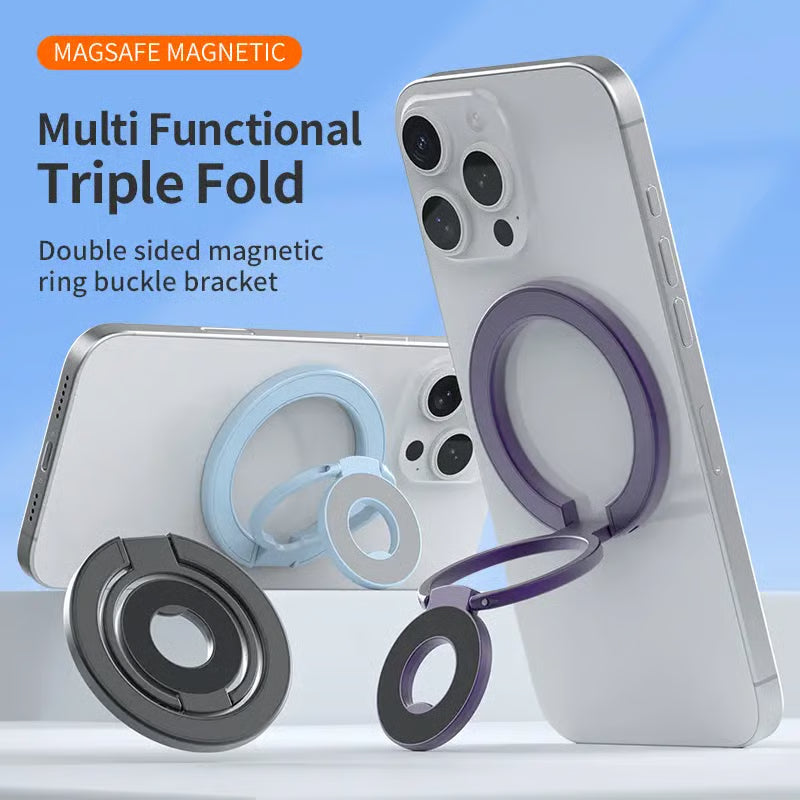 MagFlex 360° Magnetic Stand | Ring Grip & Kickstand | MagSafe 💎| iPhone 13–16