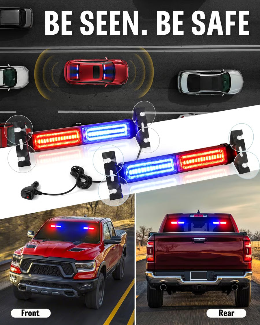 40 LED High-Intensity Warning Strobe Light