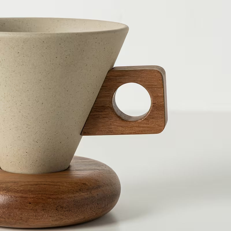 Vintage Retro Ceramic Coffee Cup