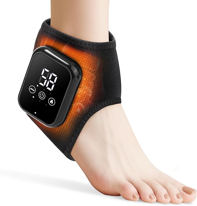 Thermal Ankle Wrap with Soothing Vibration