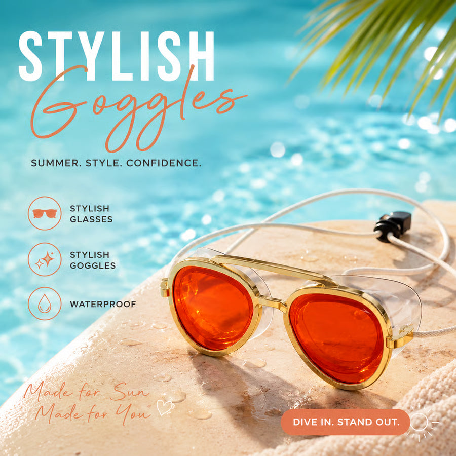Pro Full-View Anti-Fog Swim Goggles for Adults