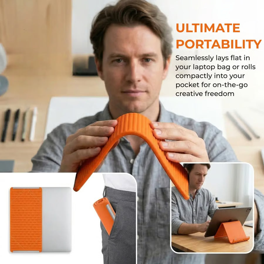 Flexible Silicone Phone Holder Stand – Bendable, Rollable & Foldable