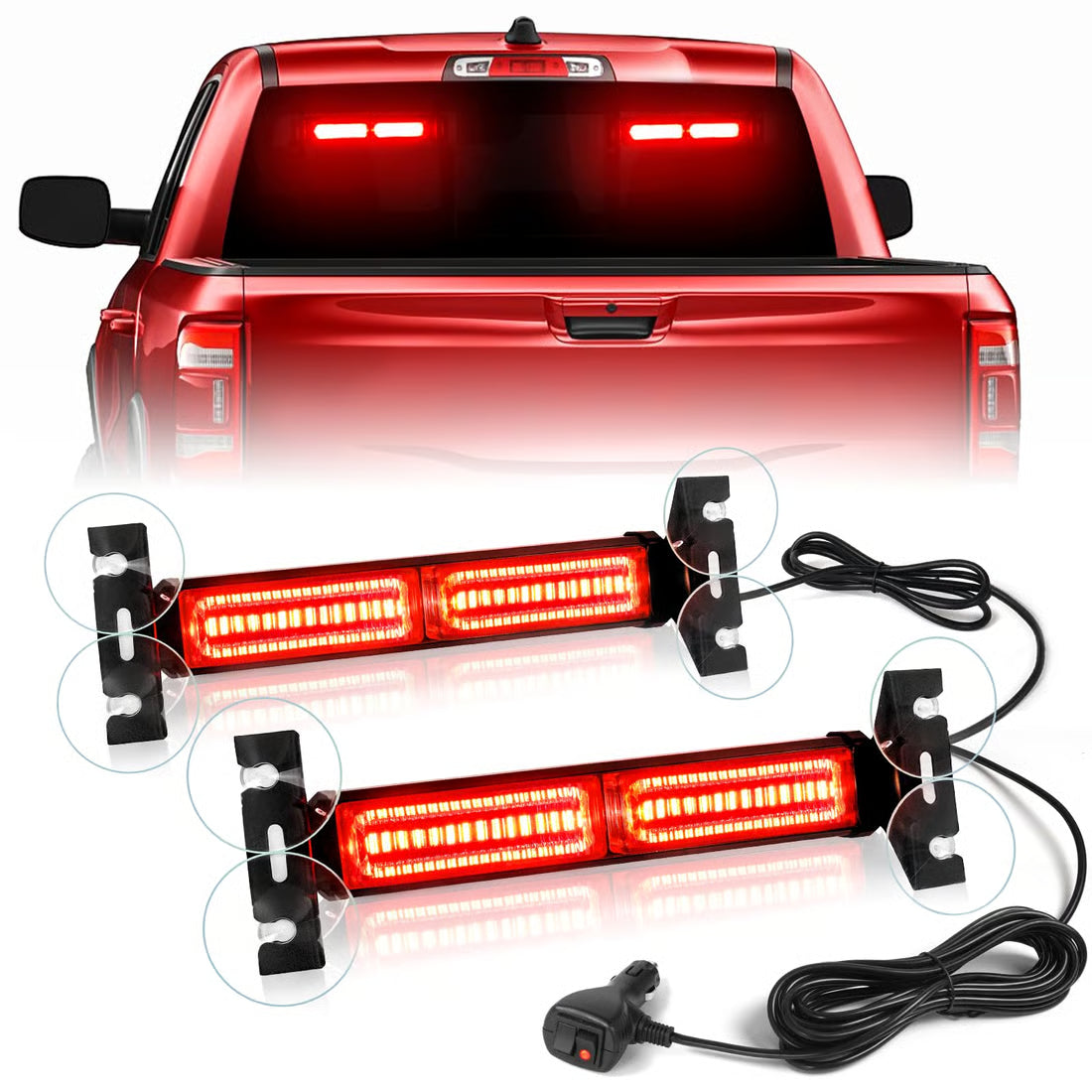 40 LED High-Intensity Warning Strobe Light