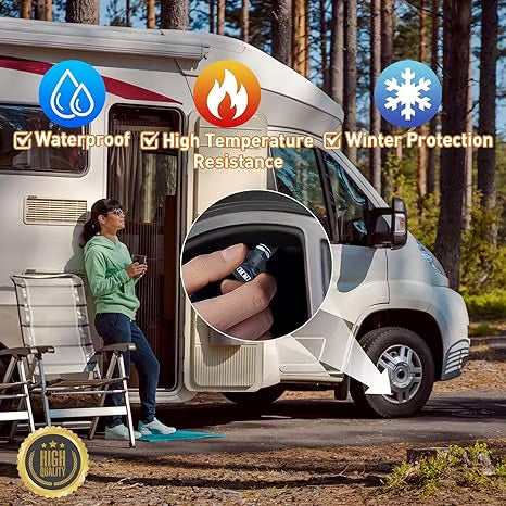 Smart Solar Wireless TPMS – Monitor Tire Health in Real Time