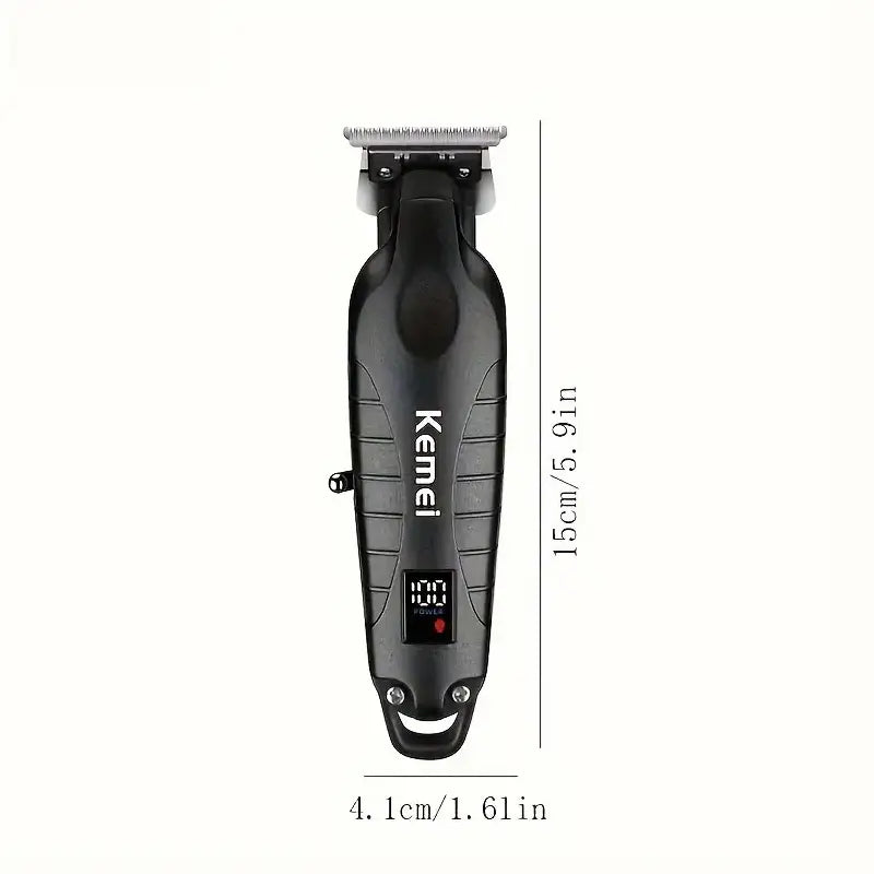 Pro-Grade Hair & Beard Trimmer – Zero-Gap Precision, Cordless Power