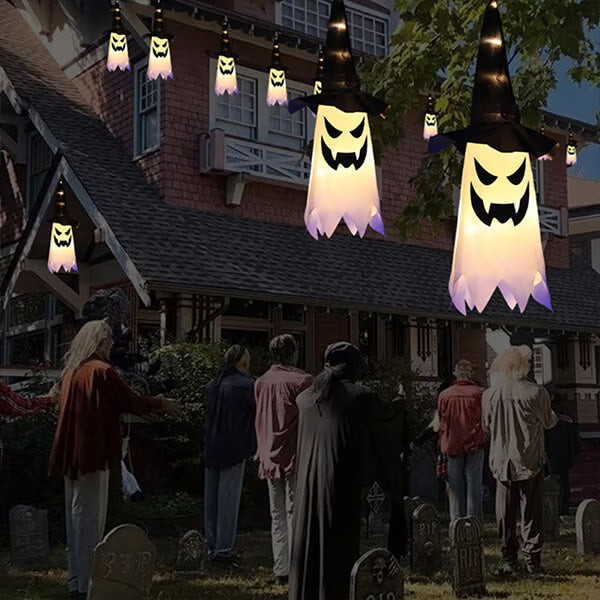 LED Gypsophila Ghost Festival Decoration ( 5pcs/Set)