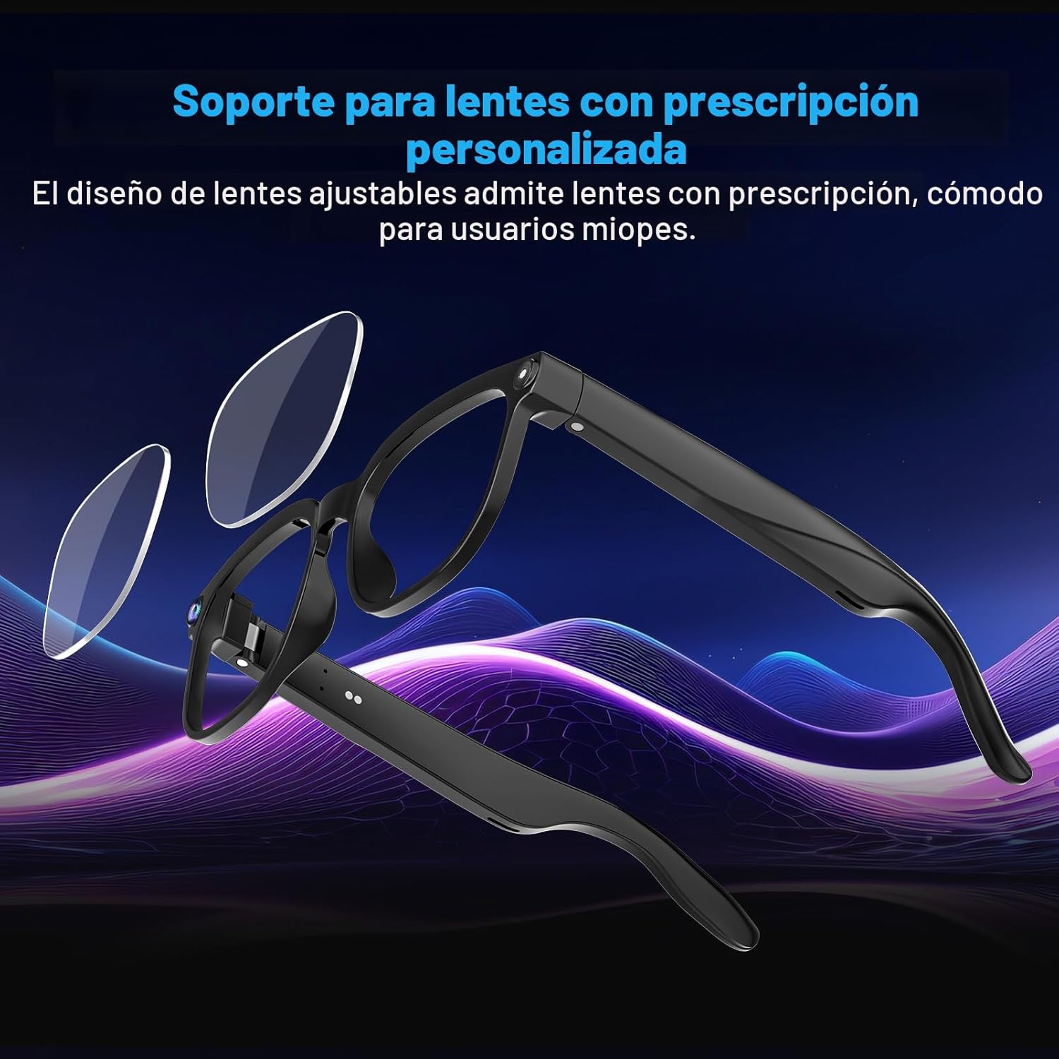 4K Camera Smart Glasses – Real-Time AI Translation & Object Recognition