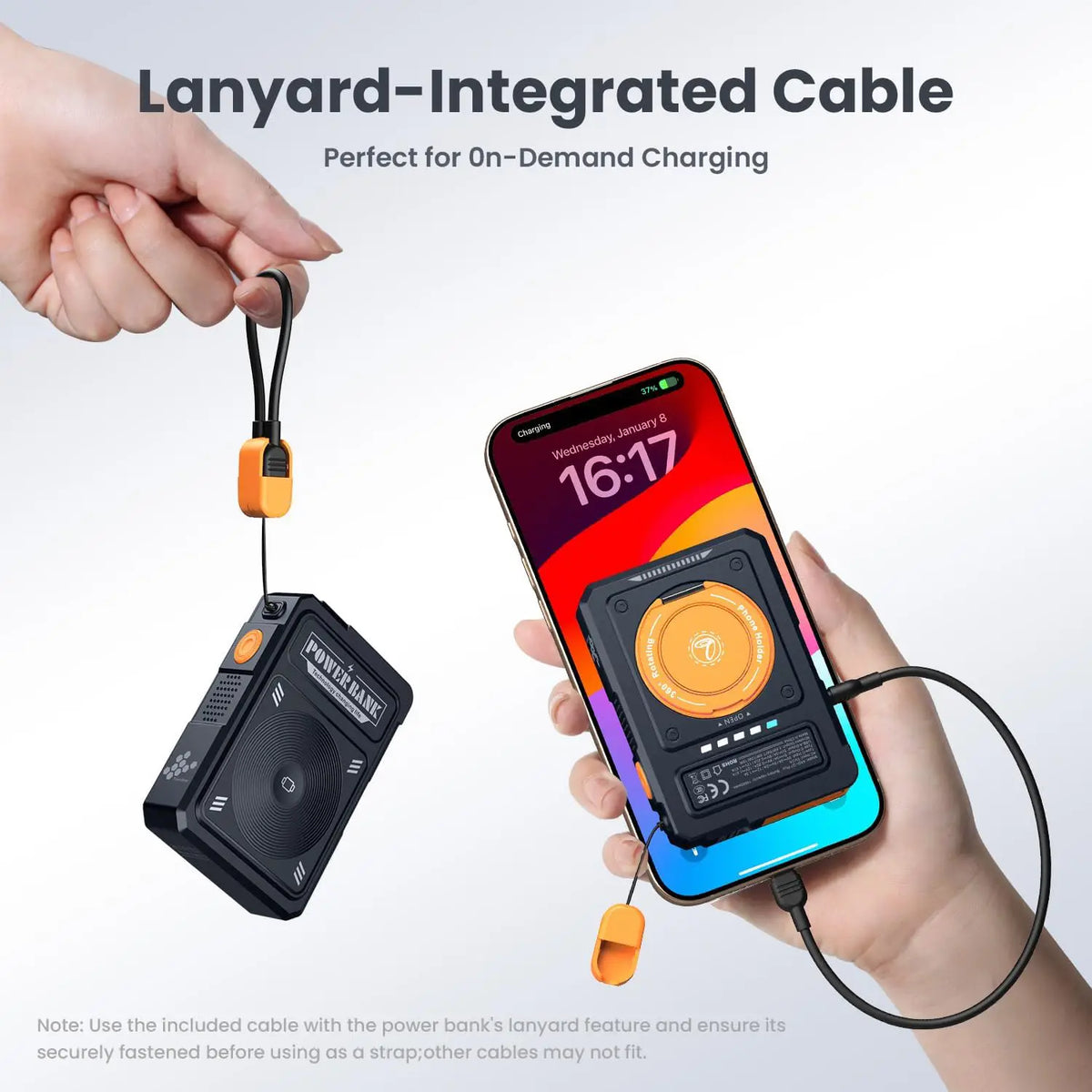 🔥5-in-1 Magnetic Power Bank – Fast Charging, Built-In Plug & Wireless Charger⚡
