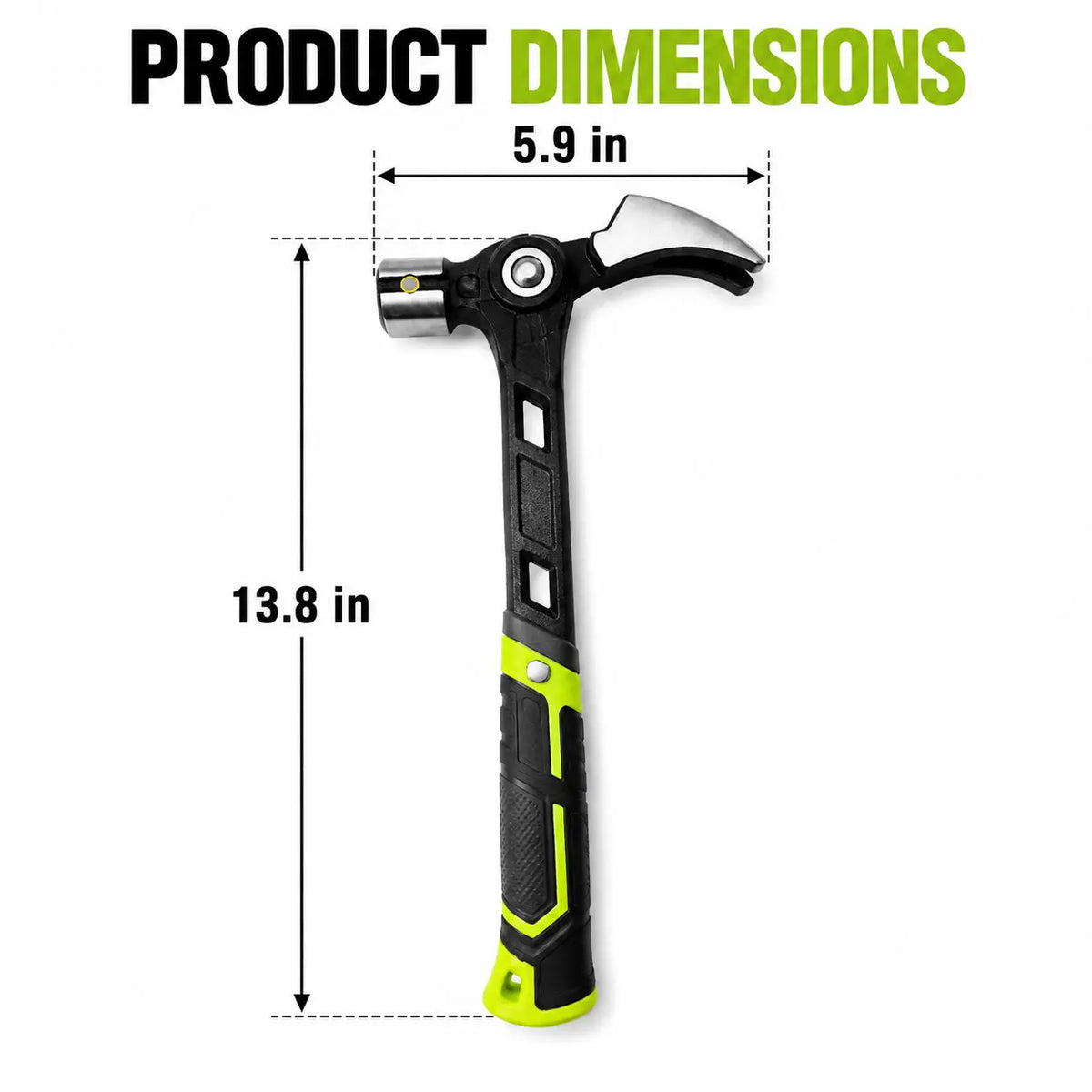 🔨 Adjustable Heavy-Duty Claw Hammer – Strong, Durable & Built for Tough Jobs 💪