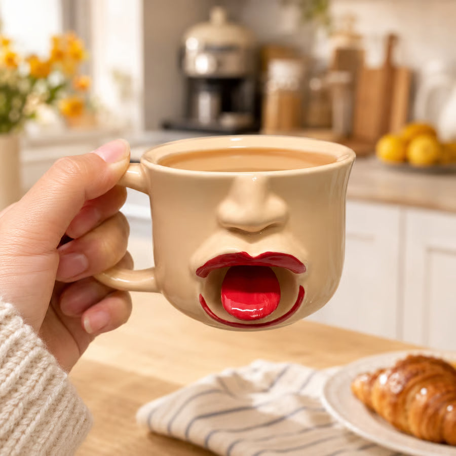 Quirky 3D Tongue Mug