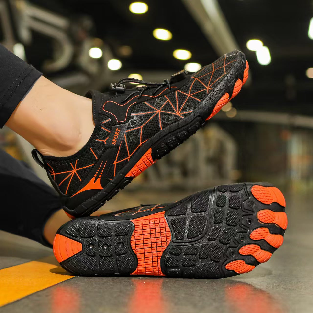 Massage Outdoor Water Sports Shoes for Boating Kayaking Swimming Diving Men Fishing Beach Aqua Shoes Women Non-slip Sneakers
