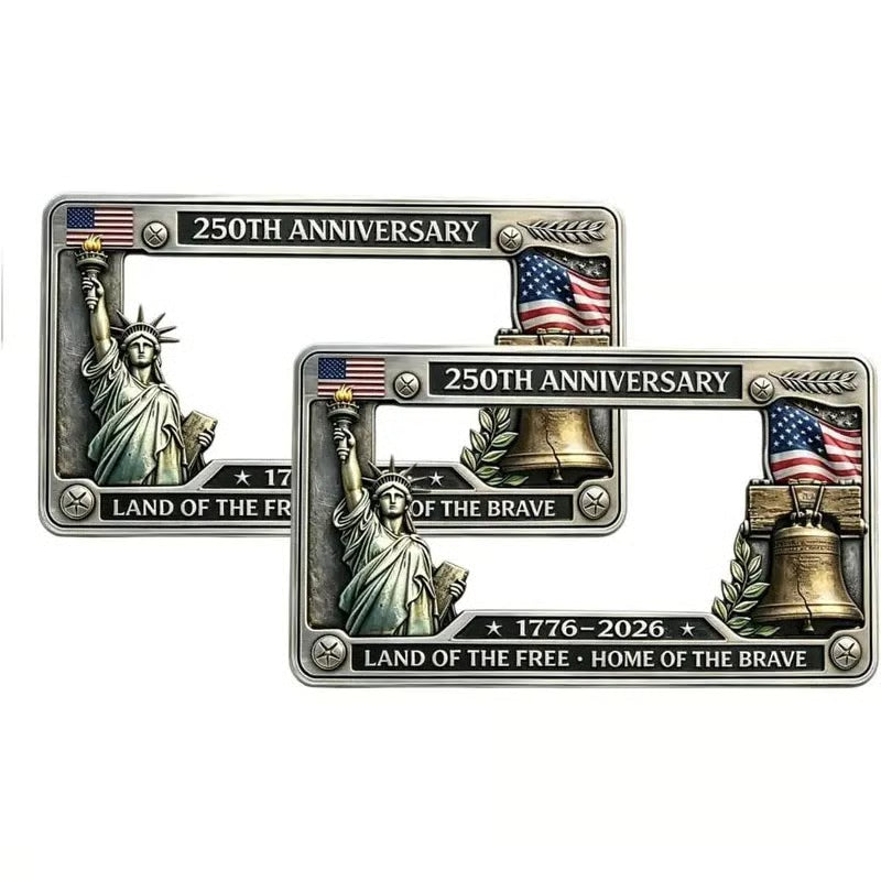 🦅250th Anniversary Commemorative License Plate Frame