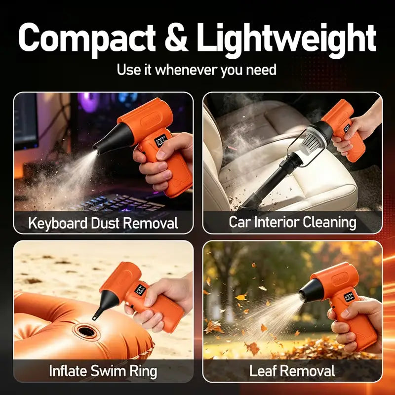 High-Speed Turbo Air Blower & Vacuum Kit