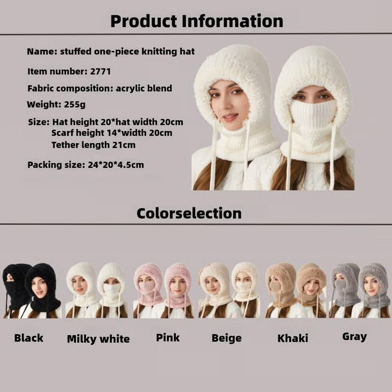 3-in-1 Beanie Hat for Women – Warm, Stylish & Versatile