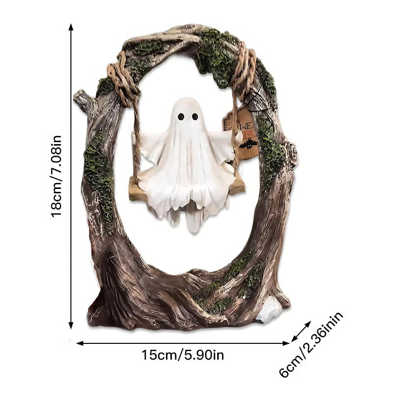 🔥LAST DAY 49% OFF🔥Swinging Ghost on Tree Halloween Decor