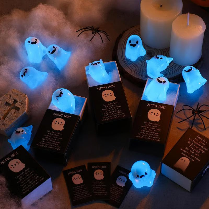 👻Glow in the Dark Mini Ghost Figures with Box