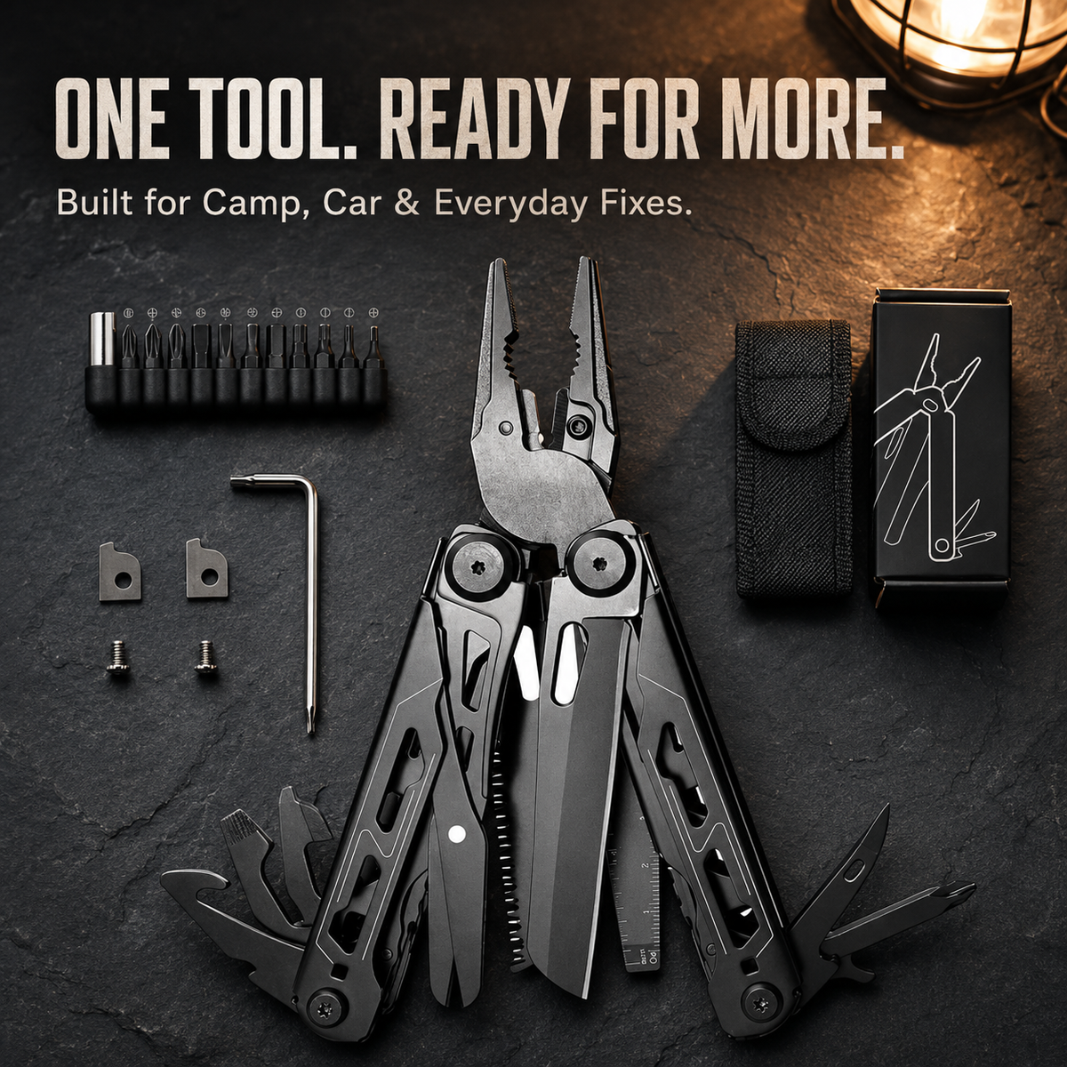 25-in-1 Stainless Steel EDC Multi-Tool