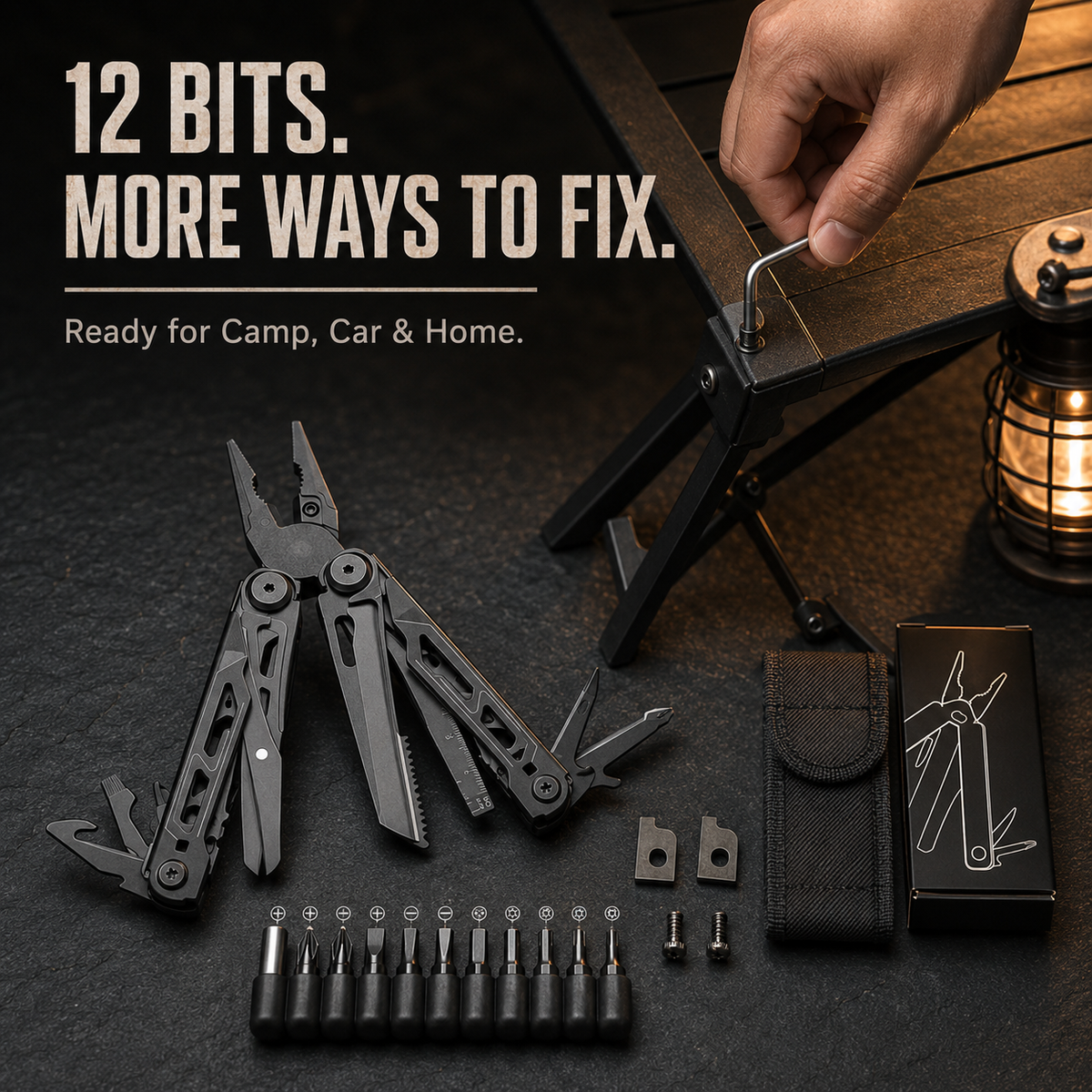 25-in-1 Stainless Steel EDC Multi-Tool