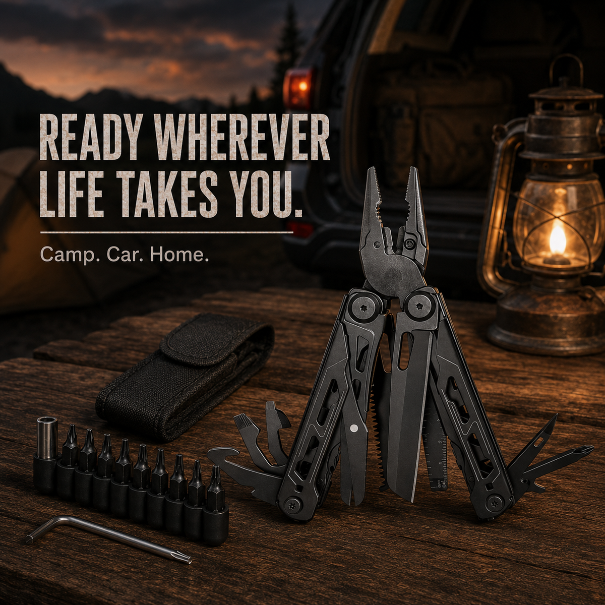 25-in-1 Stainless Steel EDC Multi-Tool