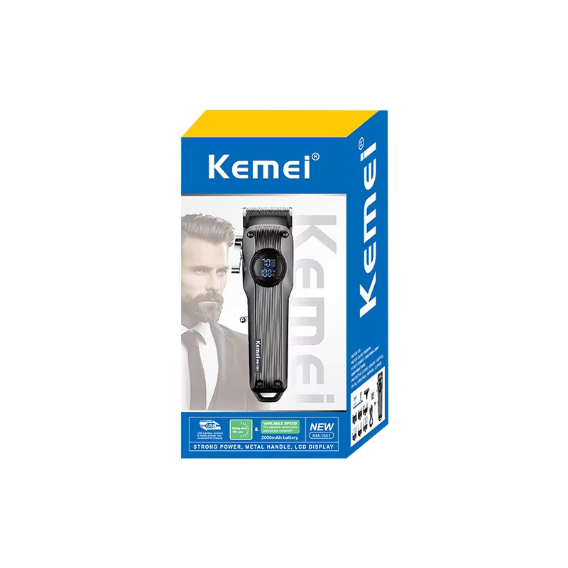 Kemei KM-1551 Professional Hair Clipper High Speed Use Adjustable Cutter Head