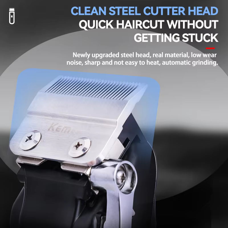 Kemei KM-1551 Professional Hair Clipper High Speed Use Adjustable Cutter Head