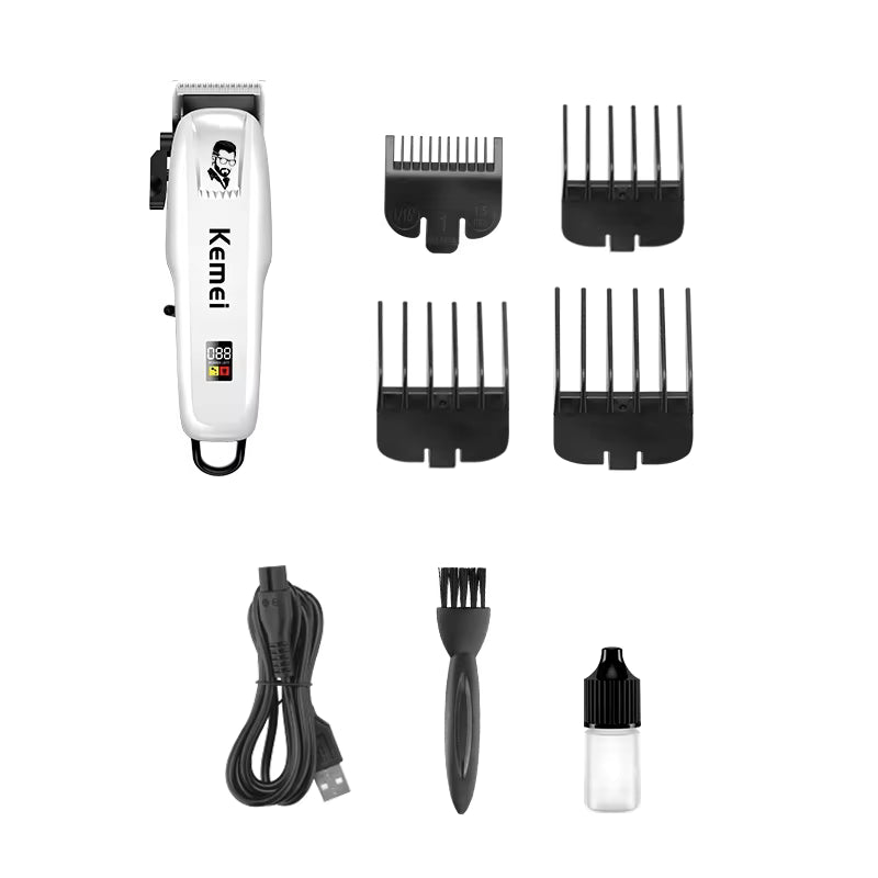 Kemei KM-PG809A Led Usb Adjustable Professional Hair Cutting Machine