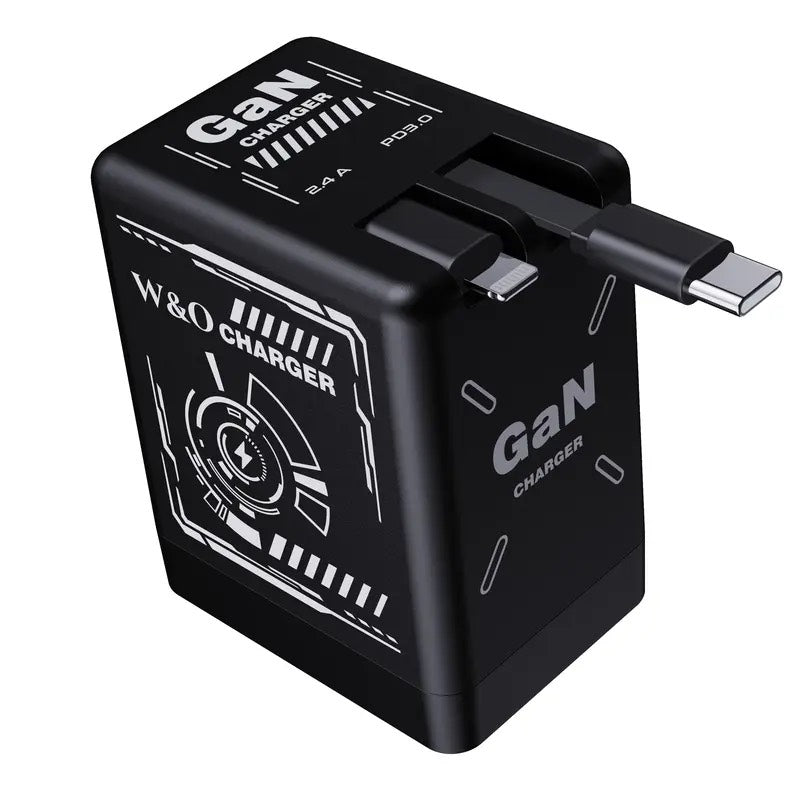 120W GaN Retractable Portable Charger